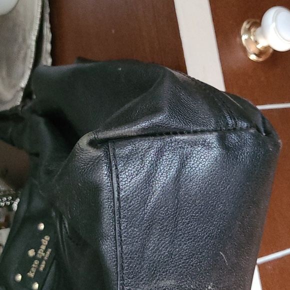 Kate Spade Black Leather Shoulder Purse - Picture 3 of 7